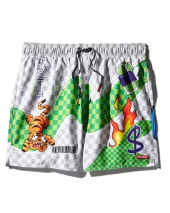 WTF ART SHOTO SWIM TRUNKS>SPRAYGROUND Clearance