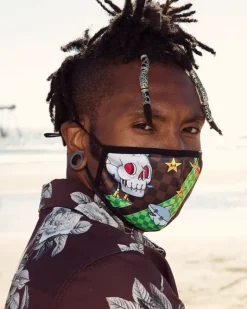 WTF THUNDER SHARK FACE MASK>SPRAYGROUND Discount