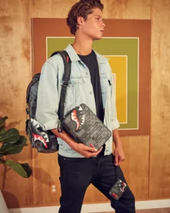 XTC GREY SHARKS IN PARIS TOILETRY BAG><noscript><img width=